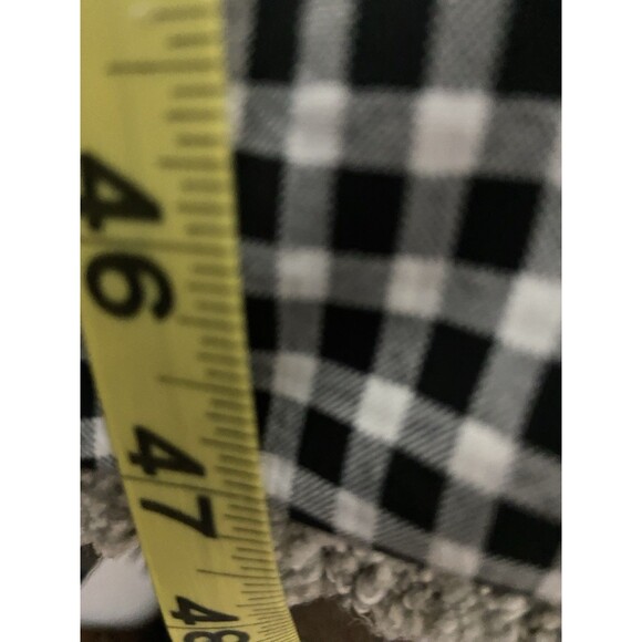 NWT Anne Klein Collared Striped Gingham Knee Length Dress 10 Sleeveless Belt - Picture 8 of 12